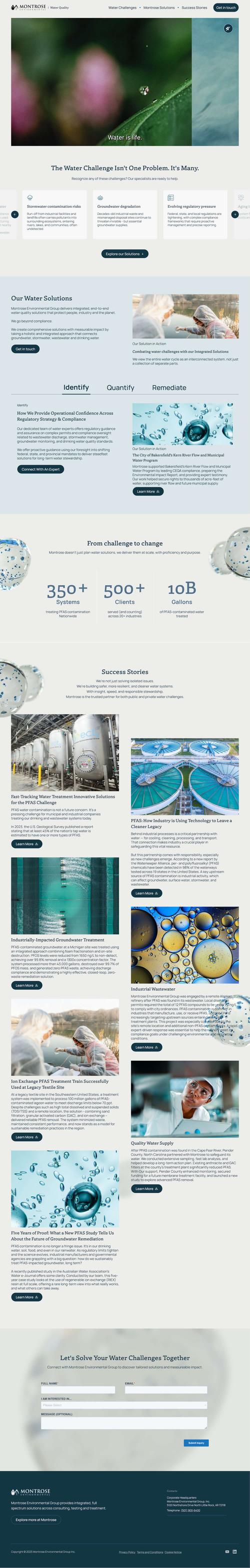 Montrose Water Services.