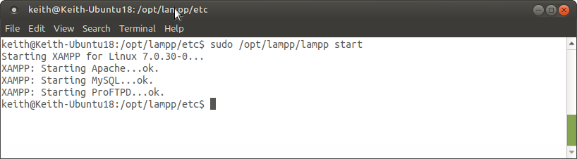 Start XAMPP