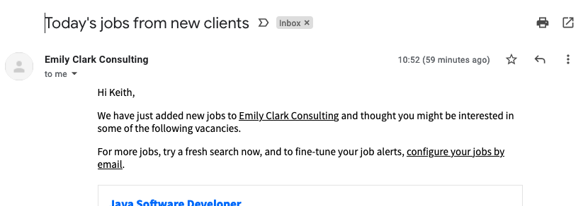 Emily Clark Consulting Spam