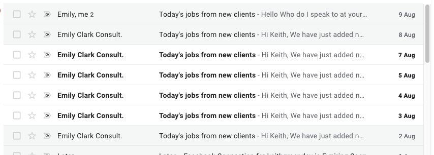Emily Clark Consulting Spammer