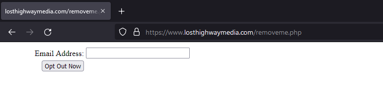 HTTP Request/Redirect - Lost Highway Media